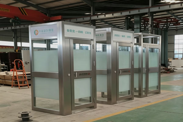 Bank Security Booth